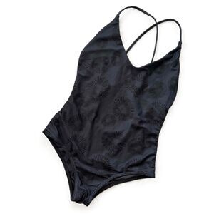 Black Women's One Piece Swimsuit
